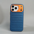 iPhone 17 Series Premium PU Leather MagSafe Case | Metal Camera Frame Protective Cover