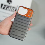 iPhone 17 Series Premium PU Leather MagSafe Case | Metal Camera Frame Protective Cover