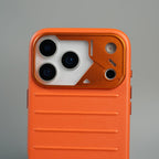 iPhone 17 Series Premium PU Leather MagSafe Case | Metal Camera Frame Protective Cover