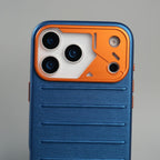 iPhone 17 Series Premium PU Leather MagSafe Case | Metal Camera Frame Protective Cover