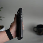 iPhone 17 Series Premium PU Leather Metal MagSafe Ring Case