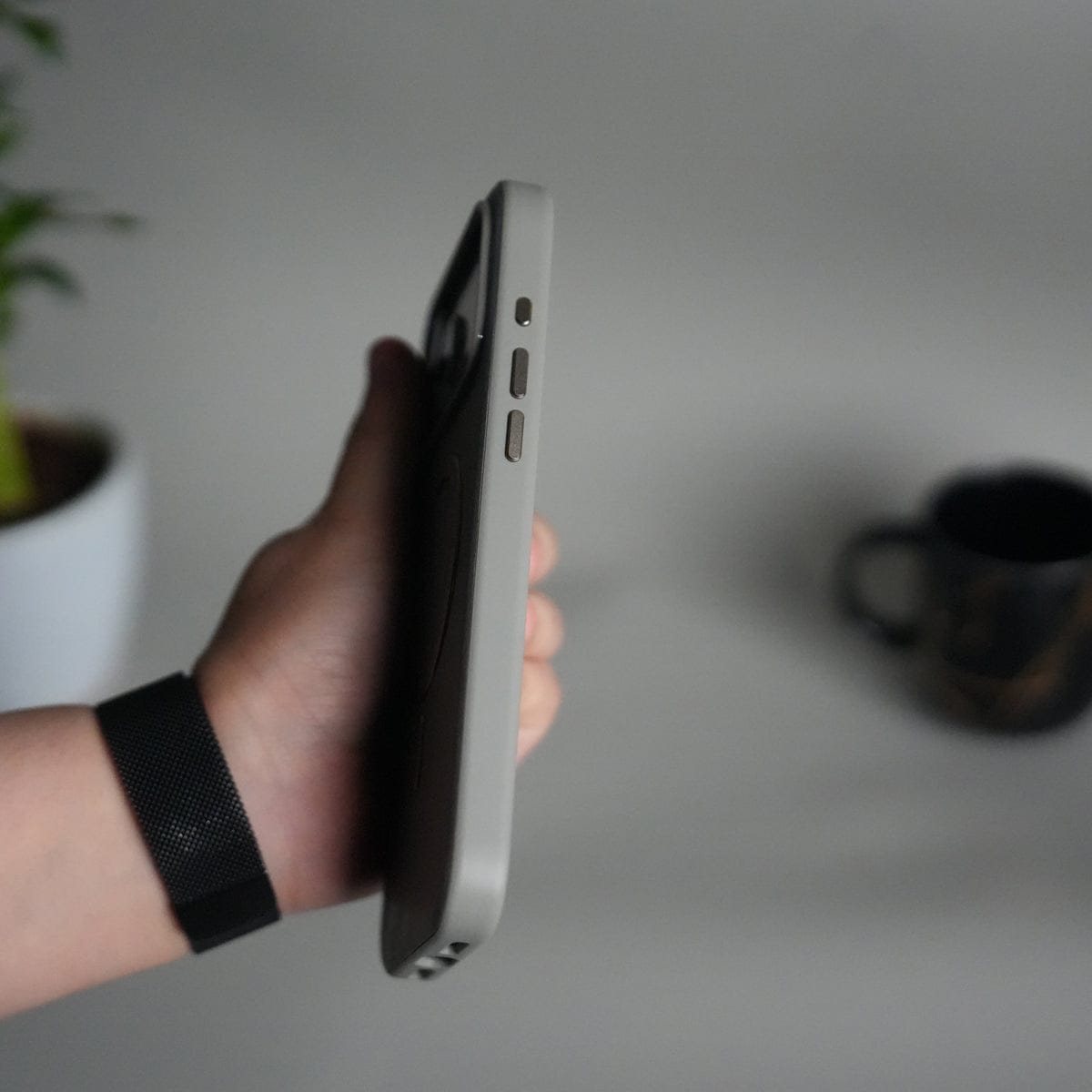 iPhone 17 Series Premium PU Leather Metal MagSafe Ring Case