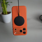 iPhone 17 Series Premium PU Leather Metal MagSafe Ring Case