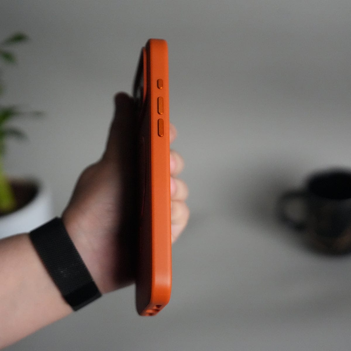 iPhone 17 Series Premium PU Leather Metal MagSafe Ring Case