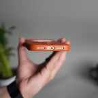 iPhone 17 Series Premium PU Leather Metal MagSafe Ring Case