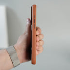 iPhone 17 Series Premium PU Leather Suitcase MagSafe Case with Foldable Stand