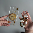 iPhone 17 Series Premium Rotation Dollar Bracelet Wristband Chain Phone Case Cover