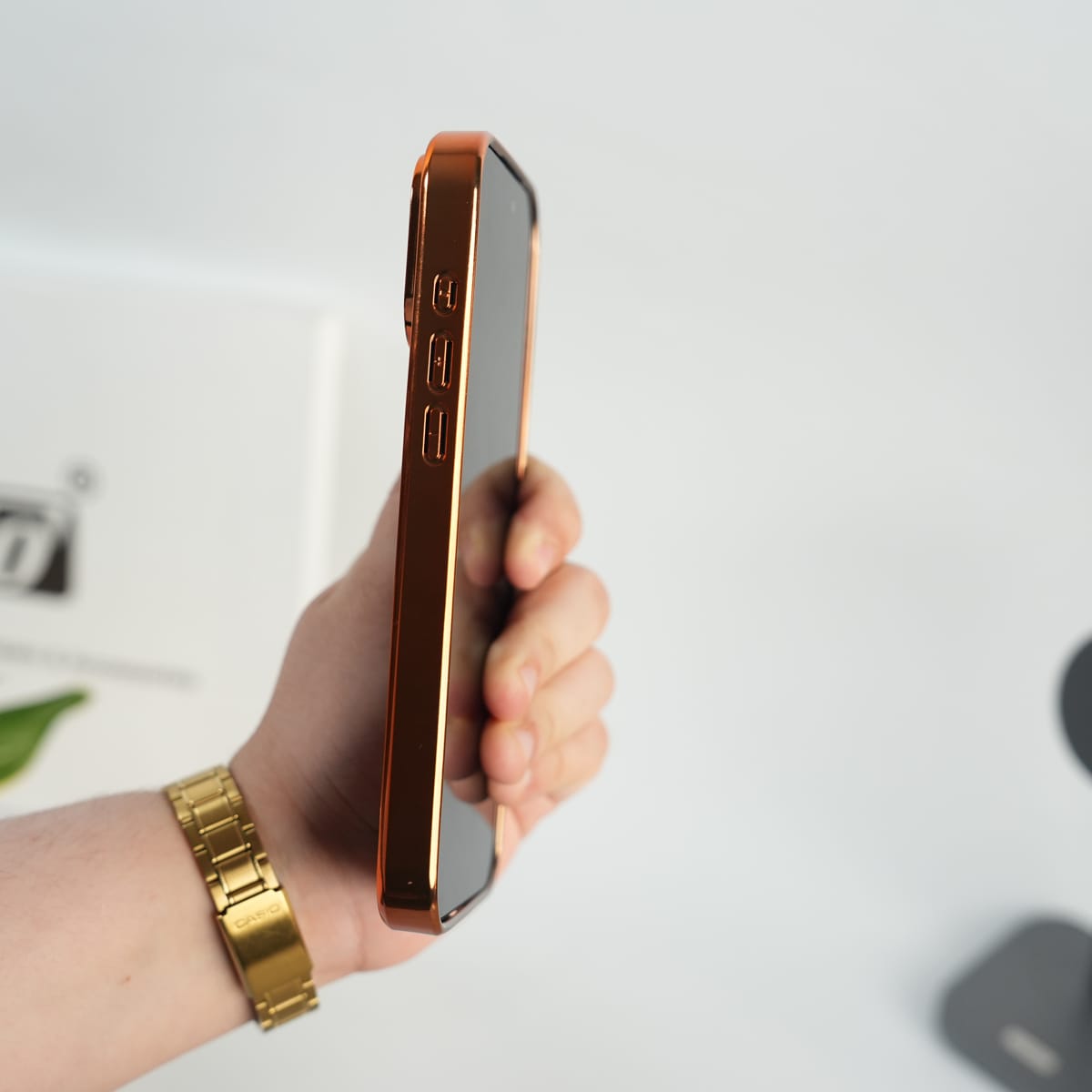 iPhone 17 Series RedDynasty Chrome Plated Case Cover