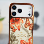 iPhone 17 Series ButterflyLily Chrome Plated Case Cover