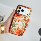 iPhone 17 Series ButterflyLily Chrome Plated Case Cover