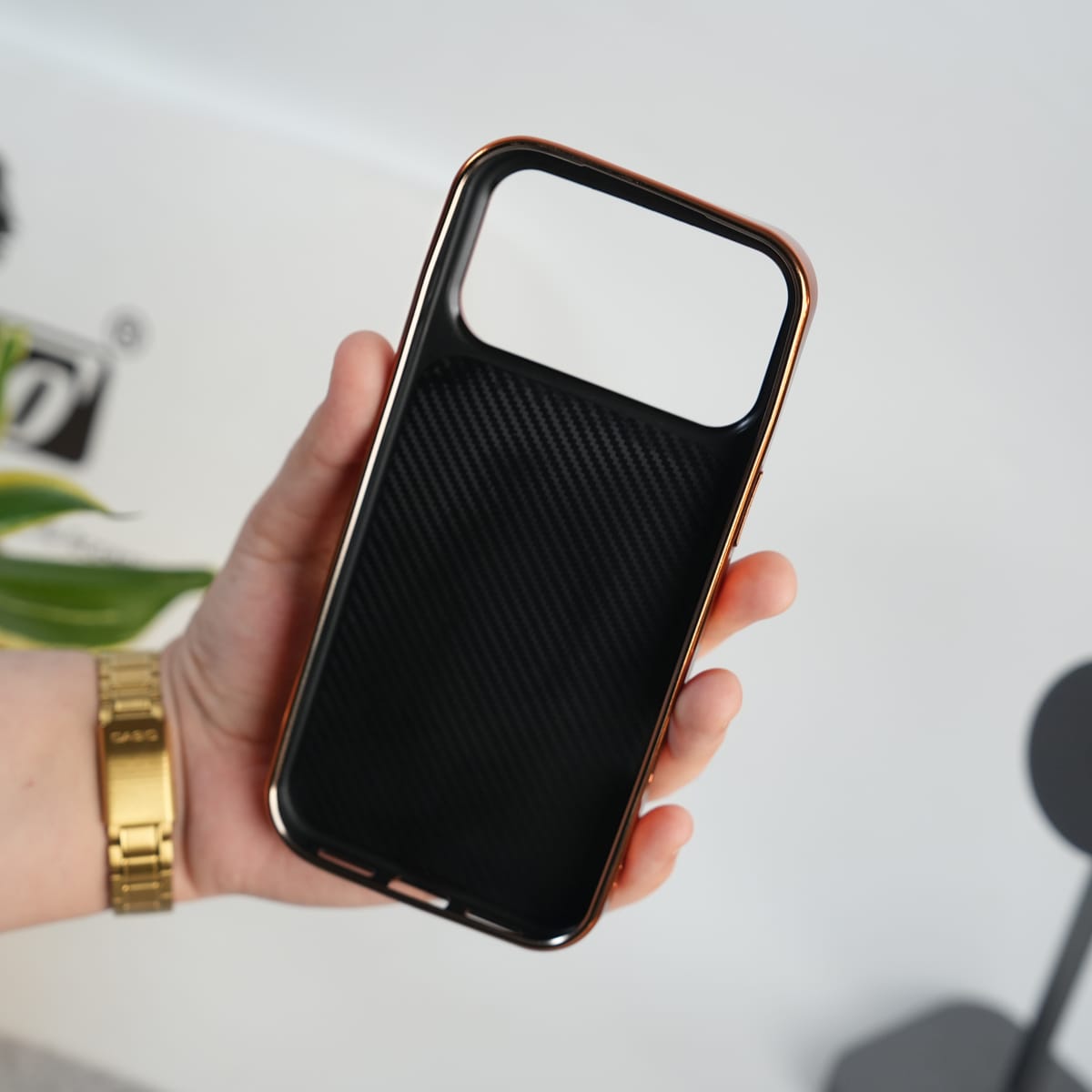 iPhone 17 Series ButterflyLily Chrome Plated Case Cover