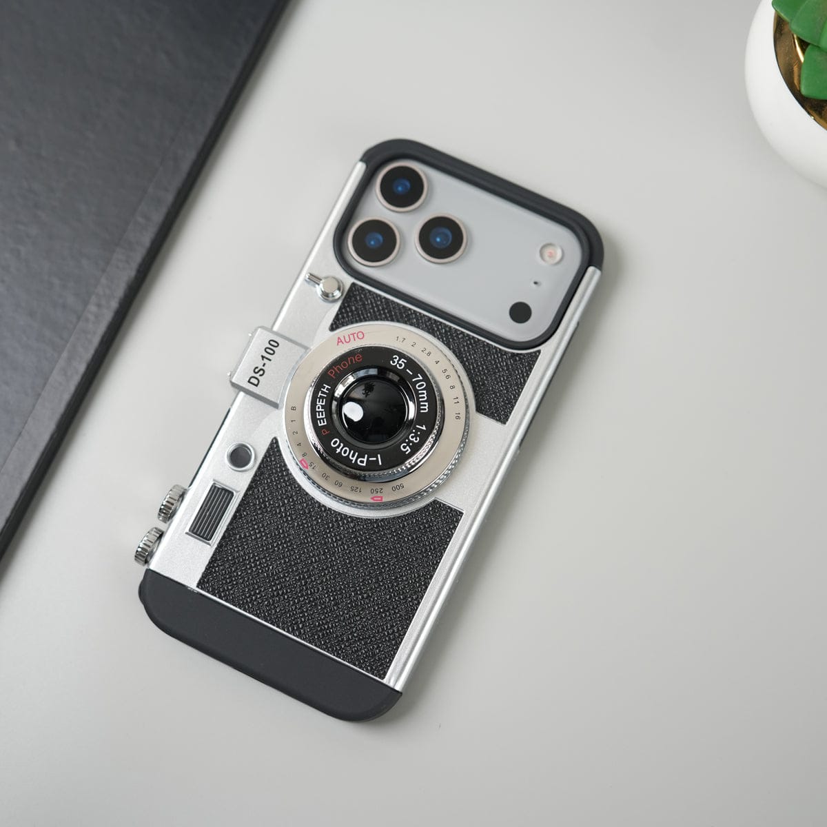 iPhone 17 Series Retro Camera Design Case with Lanyard | Shockproof Protective Cover