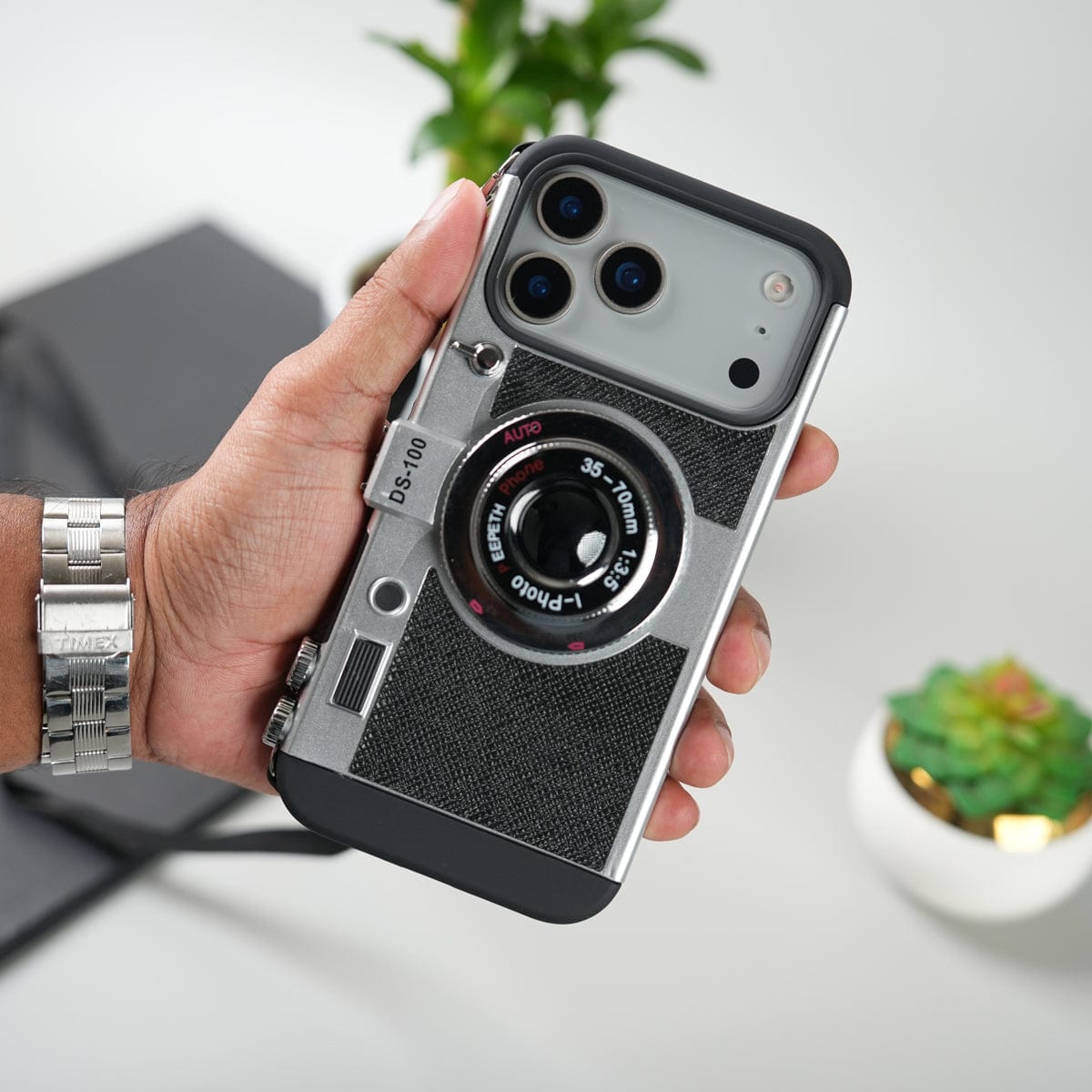 iPhone 17 Series Retro Camera Design Case with Lanyard | Shockproof Protective Cover