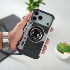 iPhone 17 Series Retro Camera Design Case with Lanyard | Shockproof Protective Cover