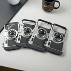 iPhone 17 Series Retro Camera Design Case with Lanyard | Shockproof Protective Cover