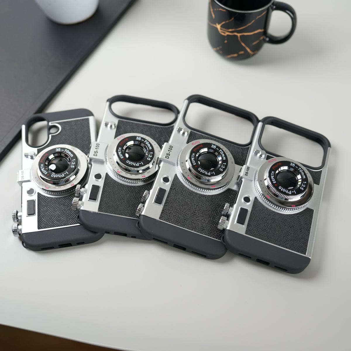 iPhone 17 Series Retro Camera Design Case with Lanyard | Shockproof Protective Cover