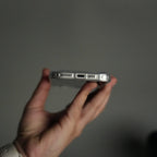 iPhone 17 Series Transparent Bottom Metal Stand MagSafe Supported Case Cover