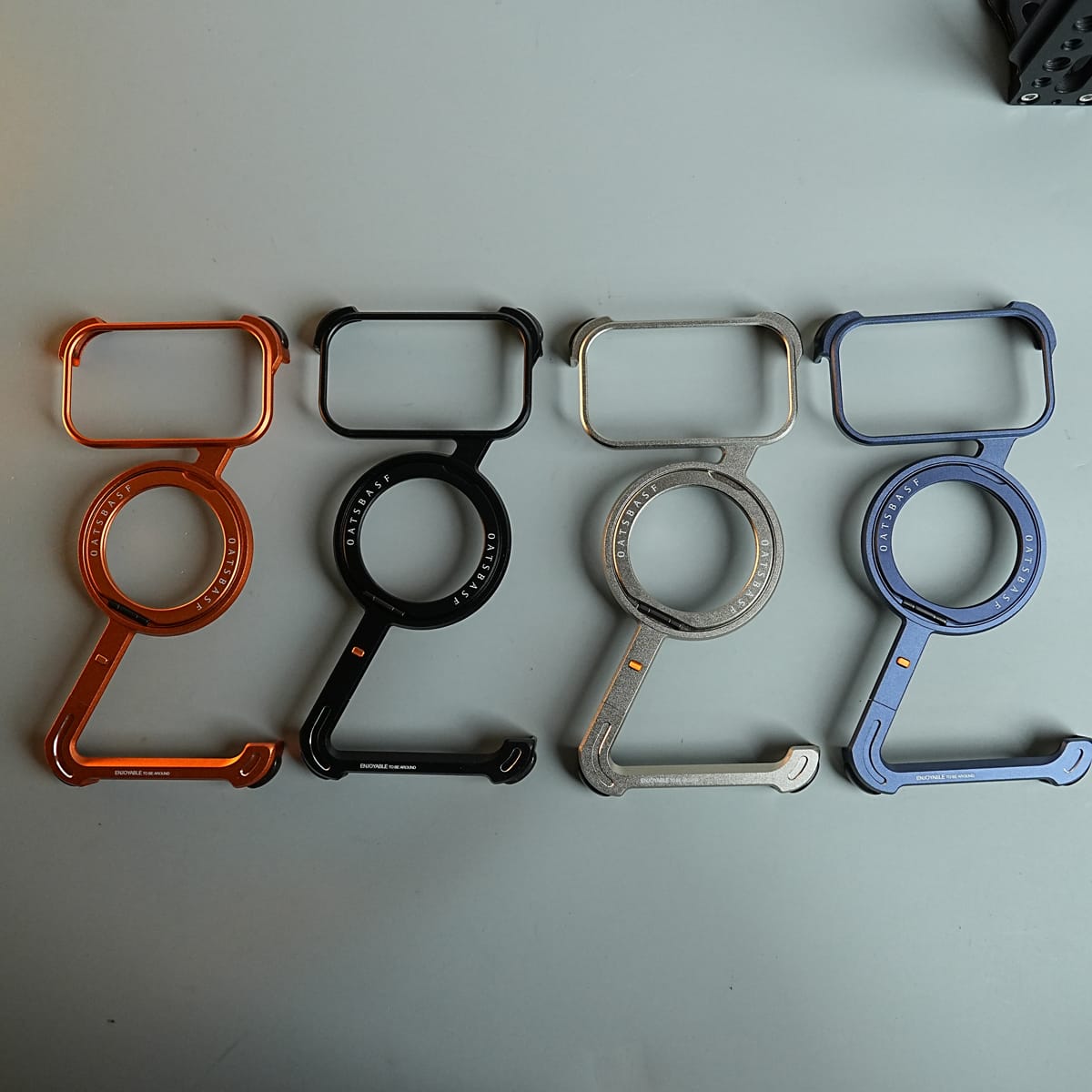 iPhone 17 Series Z Shape Aluminum Metal Rotating Kickstand Frameless Design