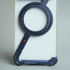 iPhone 17 Series Z Shape Aluminum Metal Rotating Kickstand Frameless Design