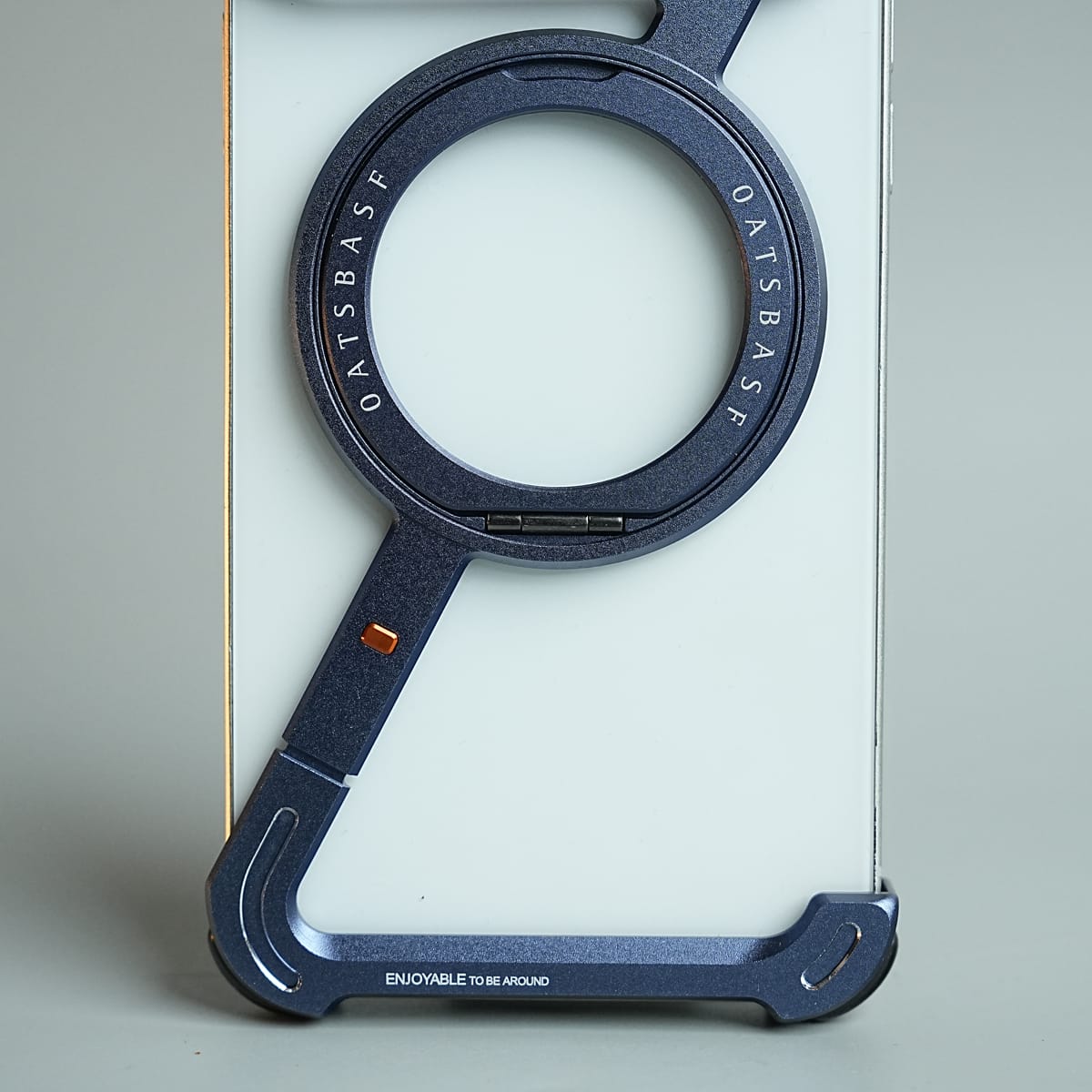 iPhone 17 Series Z Shape Aluminum Metal Rotating Kickstand Frameless Design