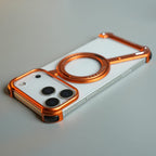 iPhone 17 Series Z Shape Aluminum Metal Rotating Kickstand Frameless Design
