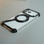 iPhone 17 Series Z Shape Aluminum Metal Rotating Kickstand Frameless Design