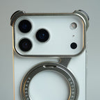 iPhone 17 Series Z Shape Aluminum Metal Rotating Kickstand Frameless Design