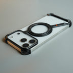 iPhone 17 Series Z Shape Aluminum Metal Rotating Kickstand Frameless Design