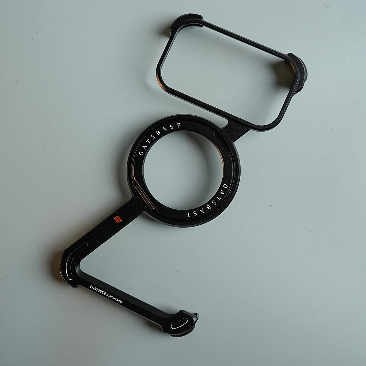 iPhone 17 Series Z Shape Aluminum Metal Rotating Kickstand Frameless Design