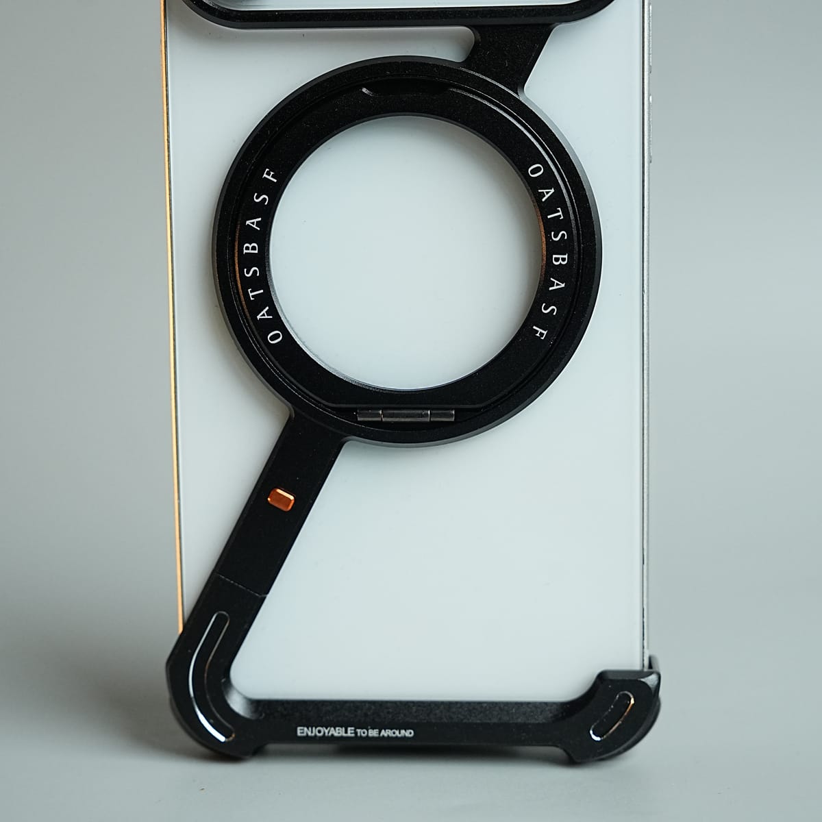 iPhone 17 Series Z Shape Aluminum Metal Rotating Kickstand Frameless Design