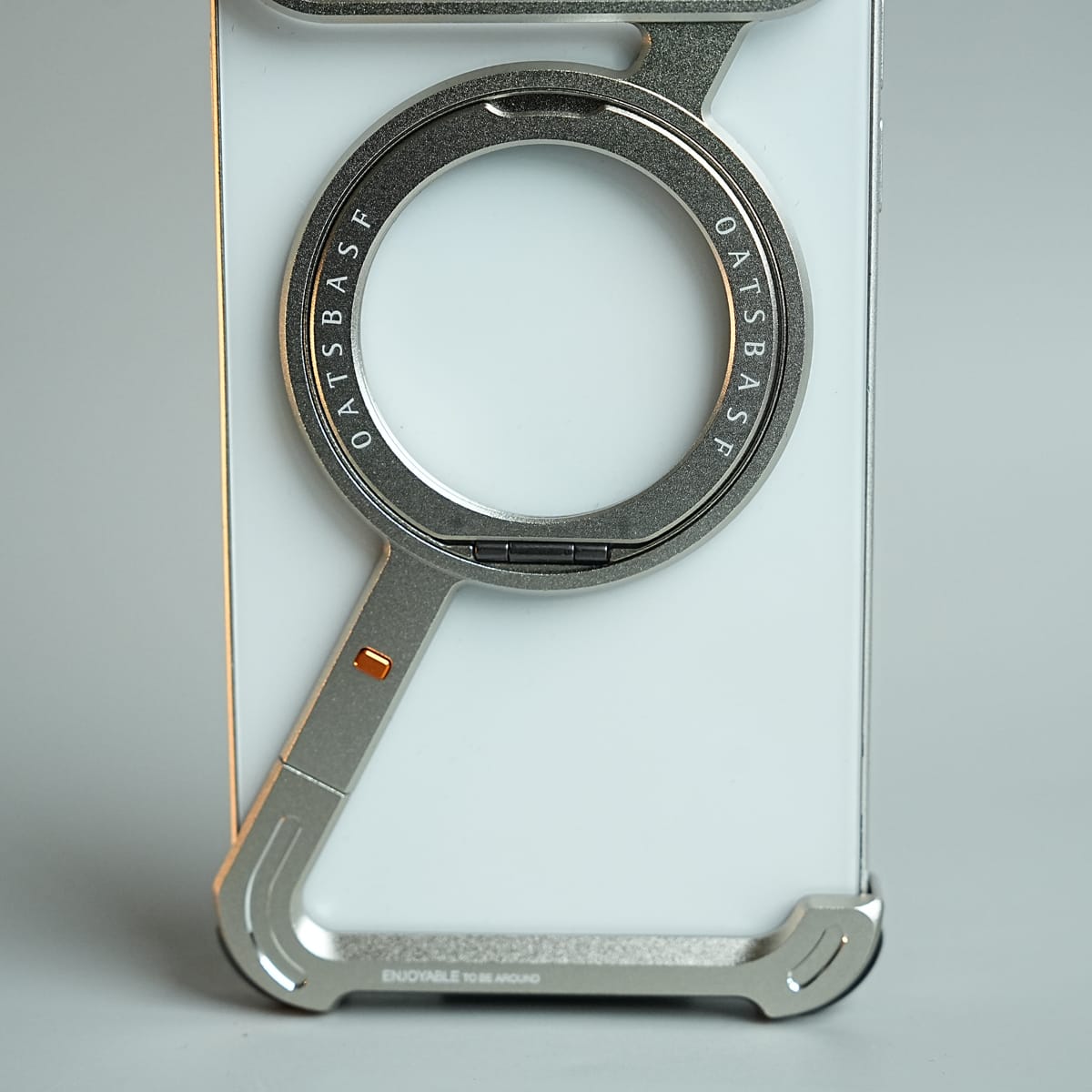 iPhone 17 Series Z Shape Aluminum Metal Rotating Kickstand Frameless Design