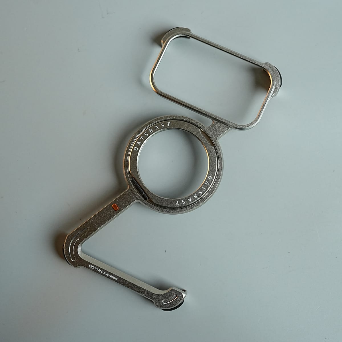 iPhone 17 Series Z Shape Aluminum Metal Rotating Kickstand Frameless Design