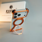 iPhone 17 Series Z Shape Aluminum Metal Rotating Kickstand Frameless Design