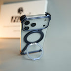iPhone 17 Series Z Shape Aluminum Metal Rotating Kickstand Frameless Design