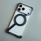iPhone 17 Series Z Shape Aluminum Metal Rotating Kickstand Frameless Design
