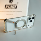 iPhone 17 Series Z Shape Aluminum Metal Rotating Kickstand Frameless Design