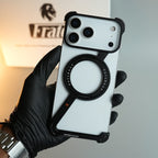 iPhone 17 Series Z Shape Aluminum Metal Rotating Kickstand Frameless Design