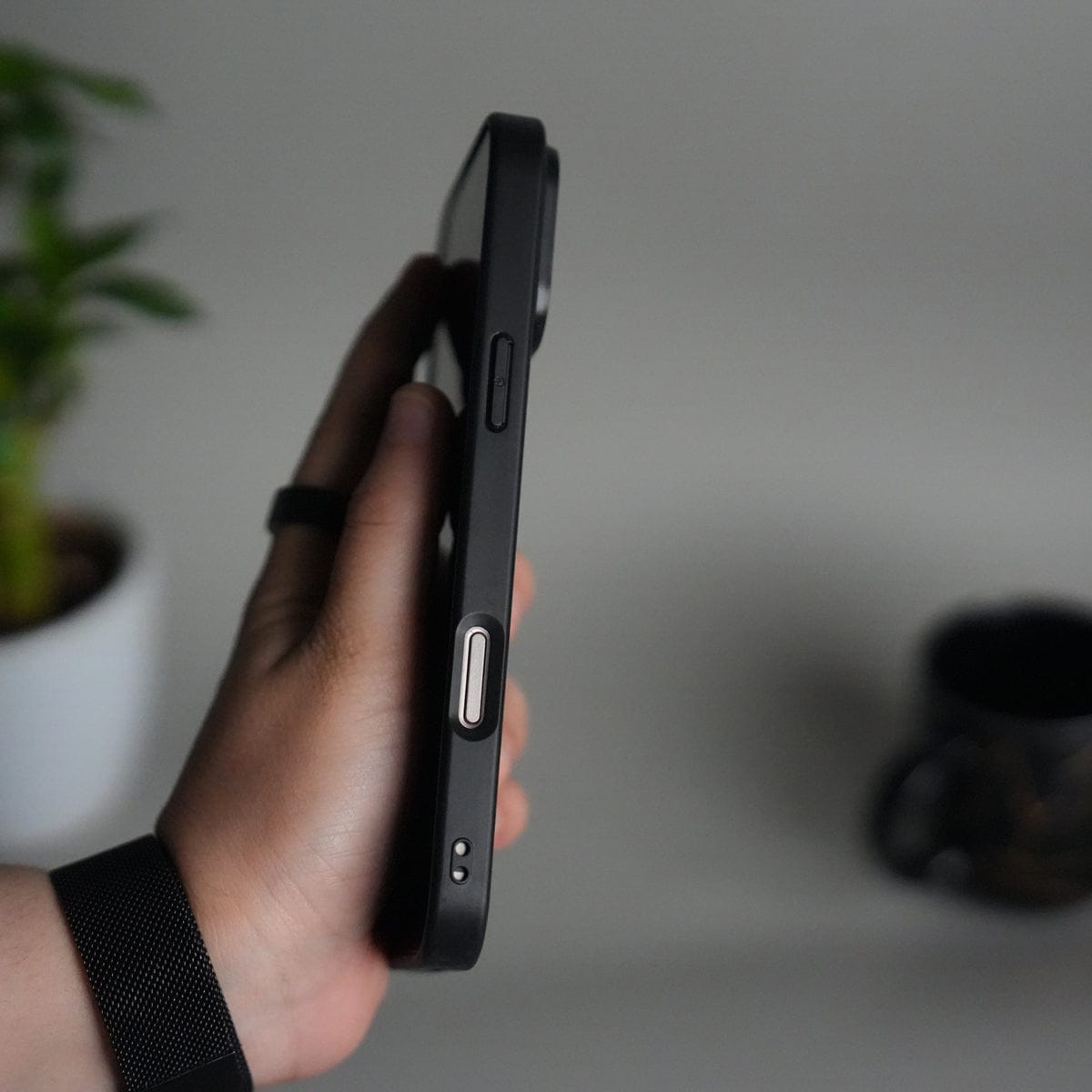 iPhone Series Magnetic Case | Soft-Touch Shockproof Slim Cover with MagSafe Ring