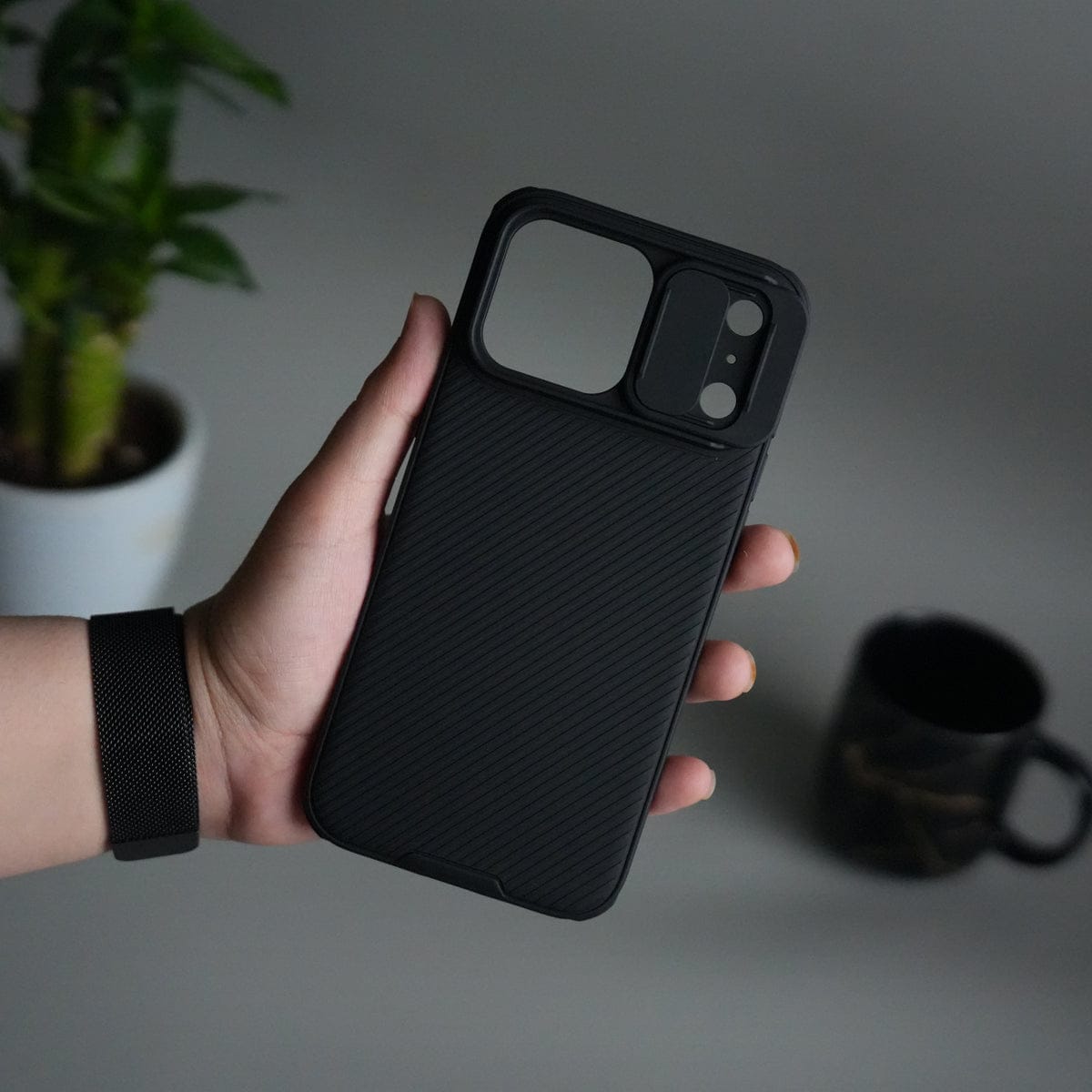 Nillkin iPhone 17 Pro Max Camera Shutter Case | Slim Shockproof Privacy Cover with Lens Protection