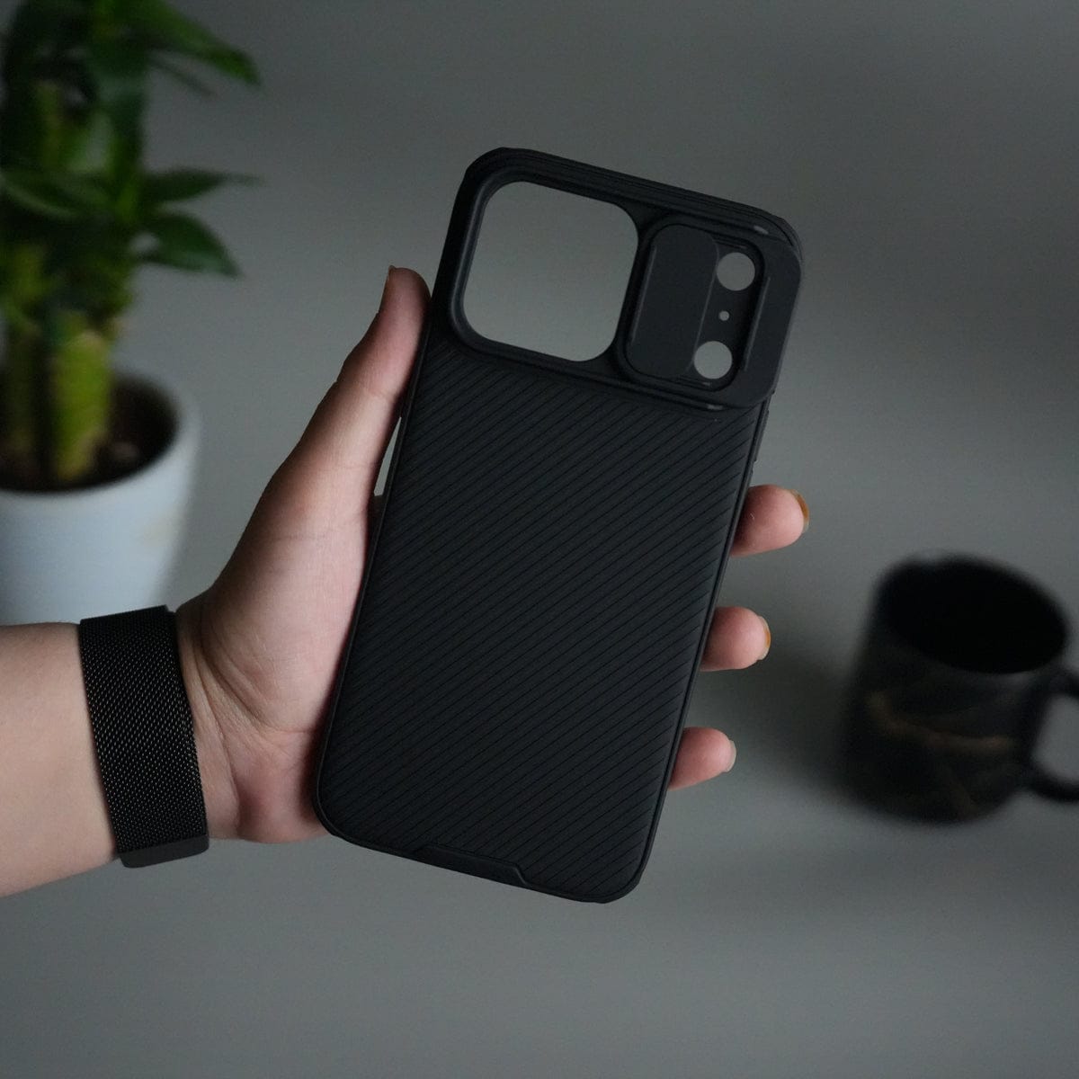 Nillkin iPhone 17 Pro Max Camera Shutter Case | Slim Shockproof Privacy Cover with Lens Protection