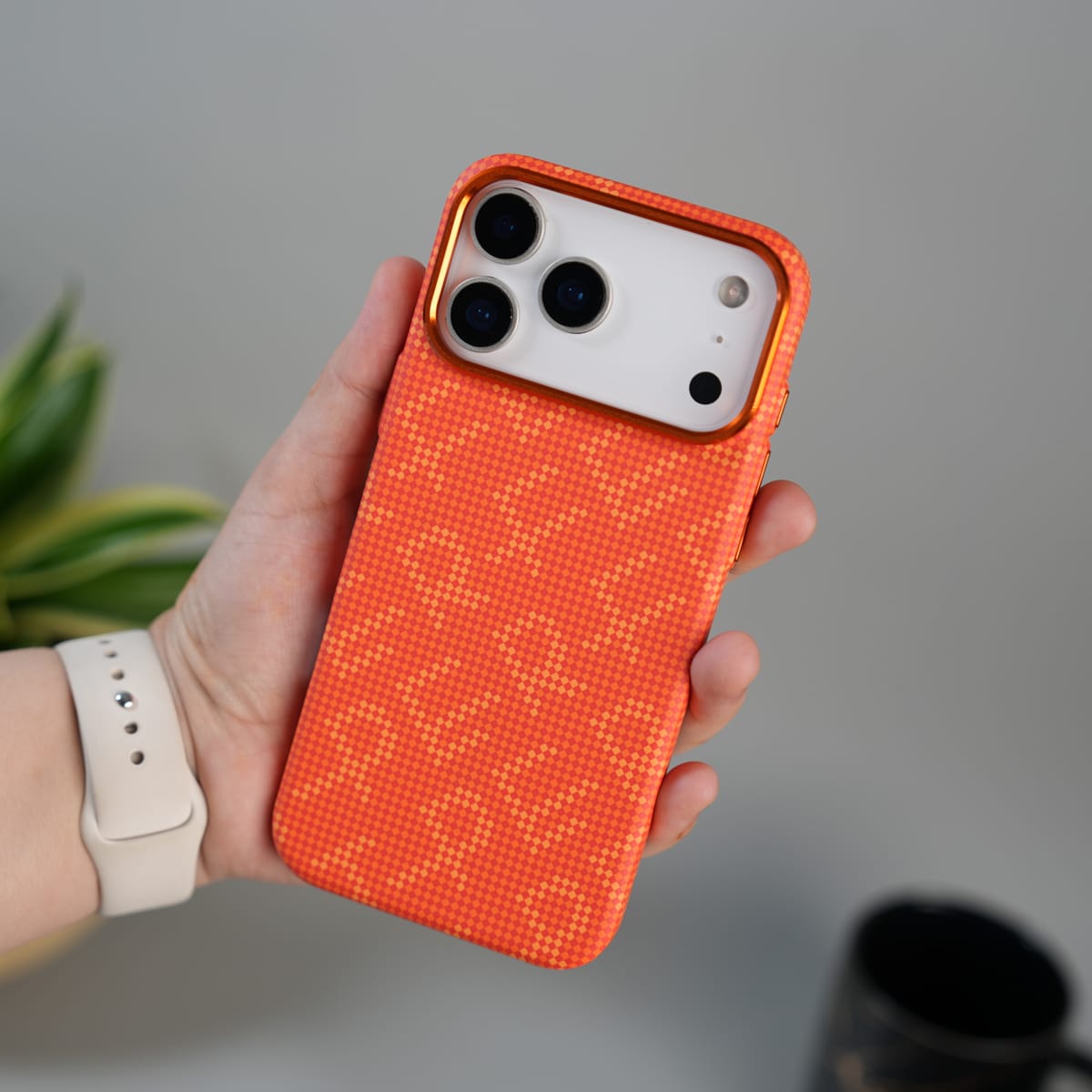 iPhone 17 Pro Max ERF Carbon Fiber Texture Hard Pc MagSafe Case | Lightweight Back Cover