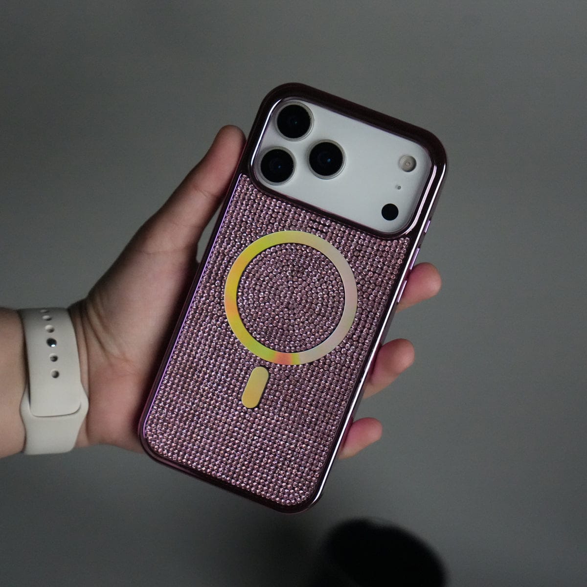 iPhone 17 Pro Max Luxury Diamond Case Cover