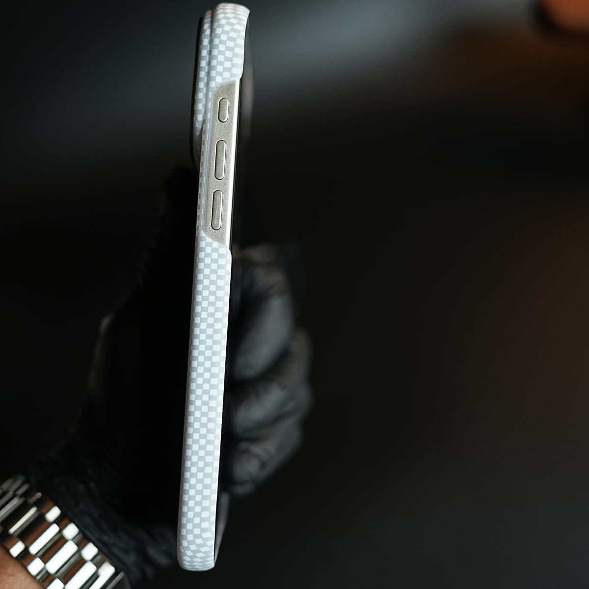 Premium Micro Check Pattern Case for Phone 17 Series | Magsafe Compatibility