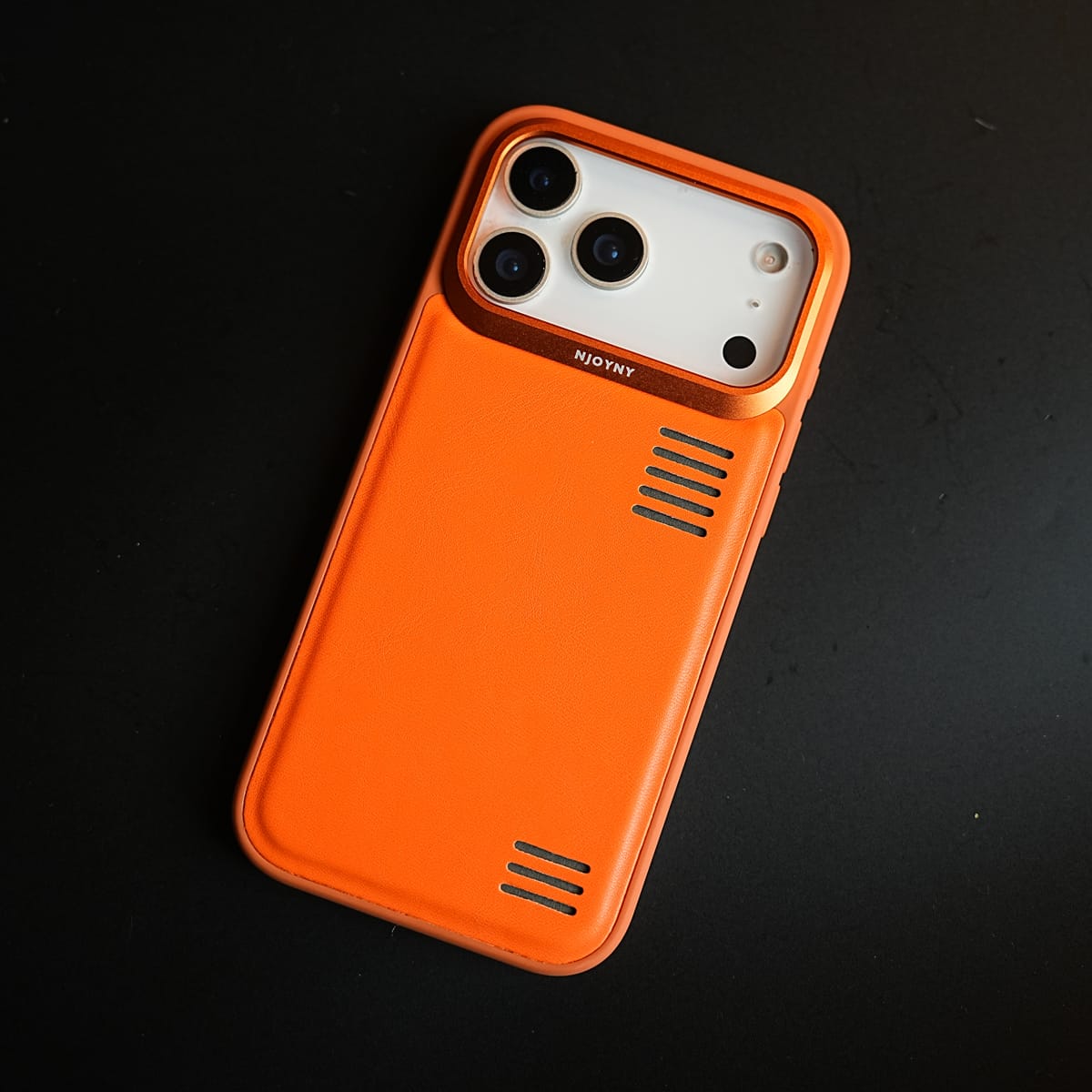 Premium PU Leather Case for iPhone 17 Series | Metal Camera Frame