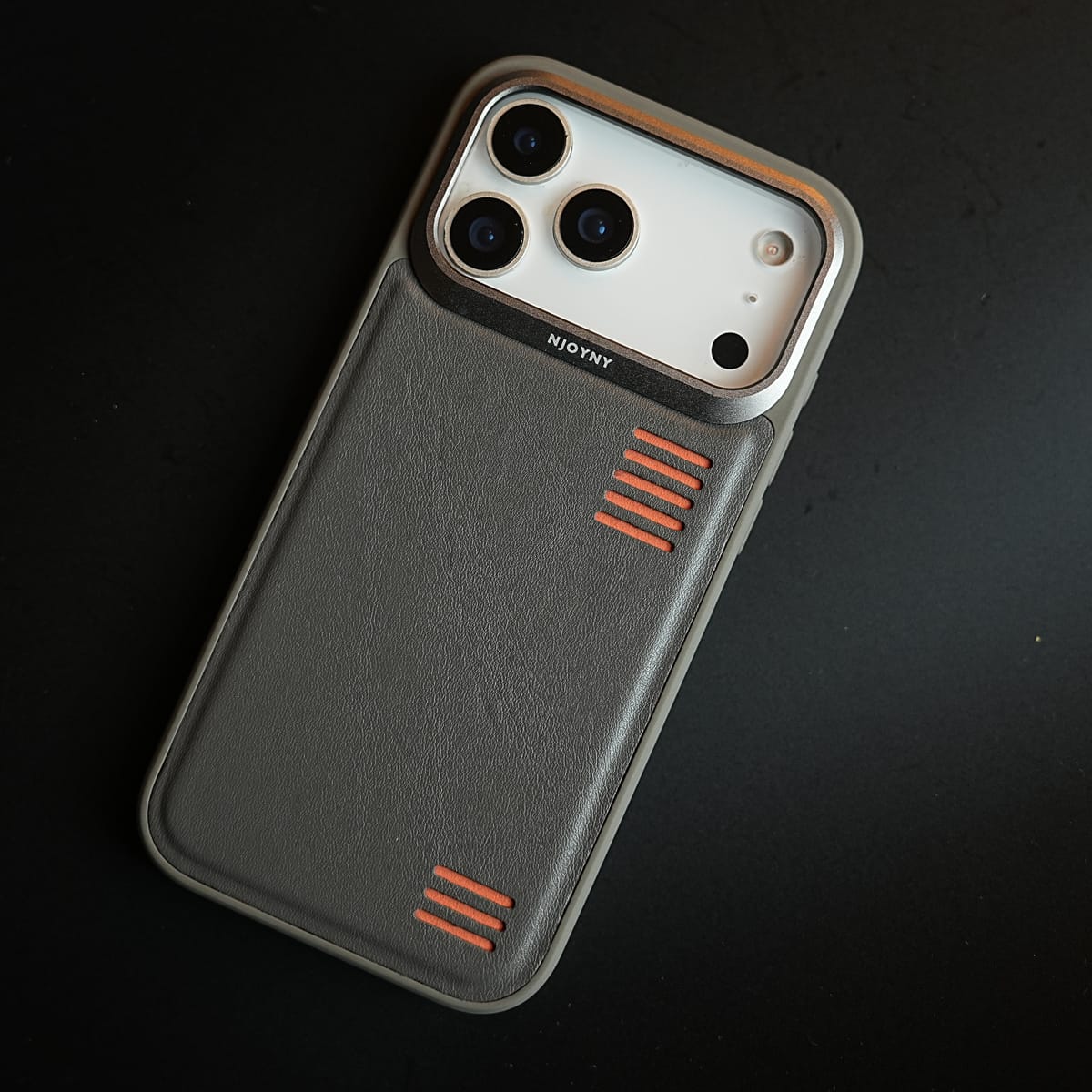 Premium PU Leather Case for iPhone 17 Series | Metal Camera Frame
