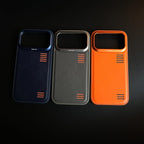 Premium PU Leather Case for iPhone 17 Series | Metal Camera Frame