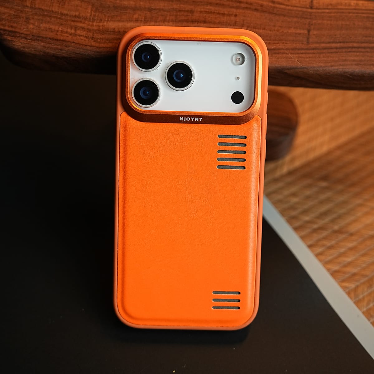 Premium PU Leather Case for iPhone 17 Series | Metal Camera Frame