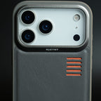 Premium PU Leather Case for iPhone 17 Series | Metal Camera Frame