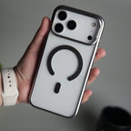 iPhone 17 Pro Max CrystalView MagSafe Case with Metal Camera Frame Kickstand Cover