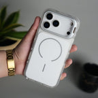 iPhone 17 Pro Max Matte Finish MagSafe Case with Ultra-Slim Metal Kickstand